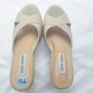 BOGO...Steve Madden wedge heeled sandals